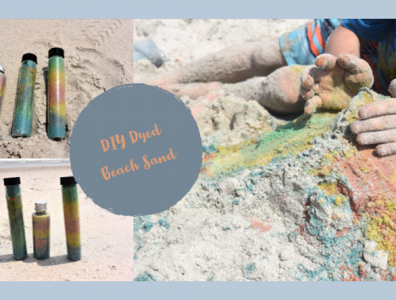 DIY Dyed Beach Sand